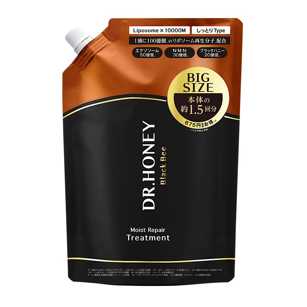 DRハニー ブラックビー モイスト リペア ヘアトリートメントつめかえ DRハニー ブラックビー モイスト リペア ヘアトリートメントつめかえ